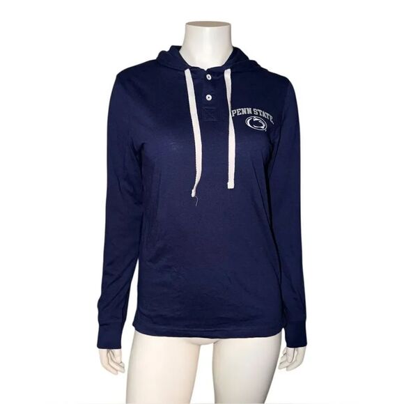 Rivalry Threads Other - Rivalry Threads Men's Penn State Hooded T-Shirt Long Sleeve Navy Blue Small NWOT